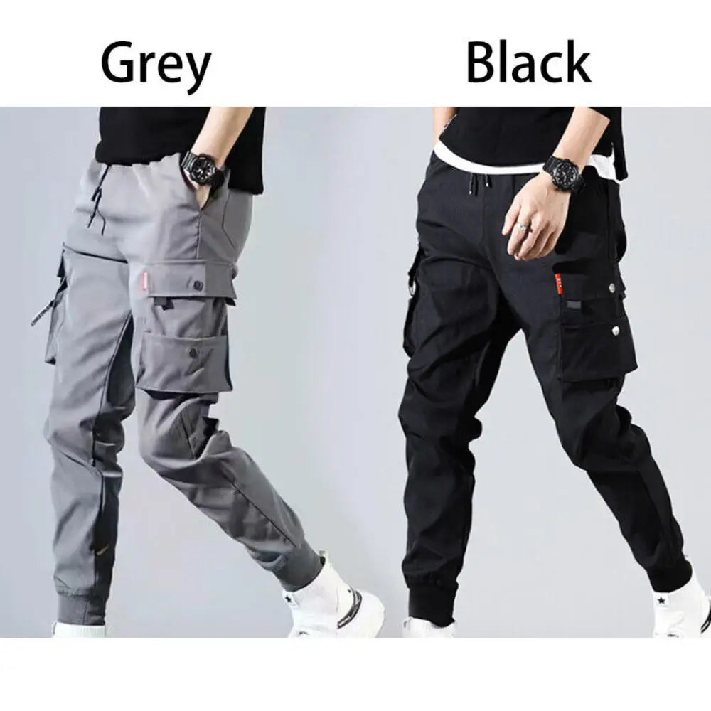 Men Cargo Tactical Pants Work Combat Multi-pockets Casual Training Trousers Overalls Clothing Joggers Hiking Mens Cargo Pant