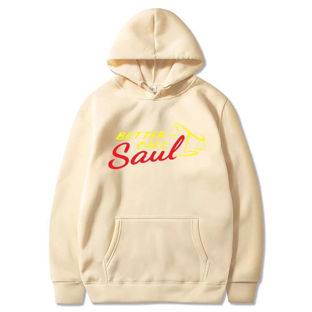 TV Series Breaking Bad Logo Hoodie Better Call Saul Logo Print Pullover Men Pure Cotton Oversized Sweatshirt Streetwear Coats