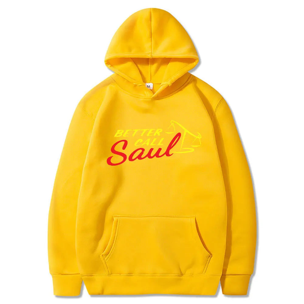 TV Series Breaking Bad Logo Hoodie Better Call Saul Logo Print Pullover Men Pure Cotton Oversized Sweatshirt Streetwear Coats