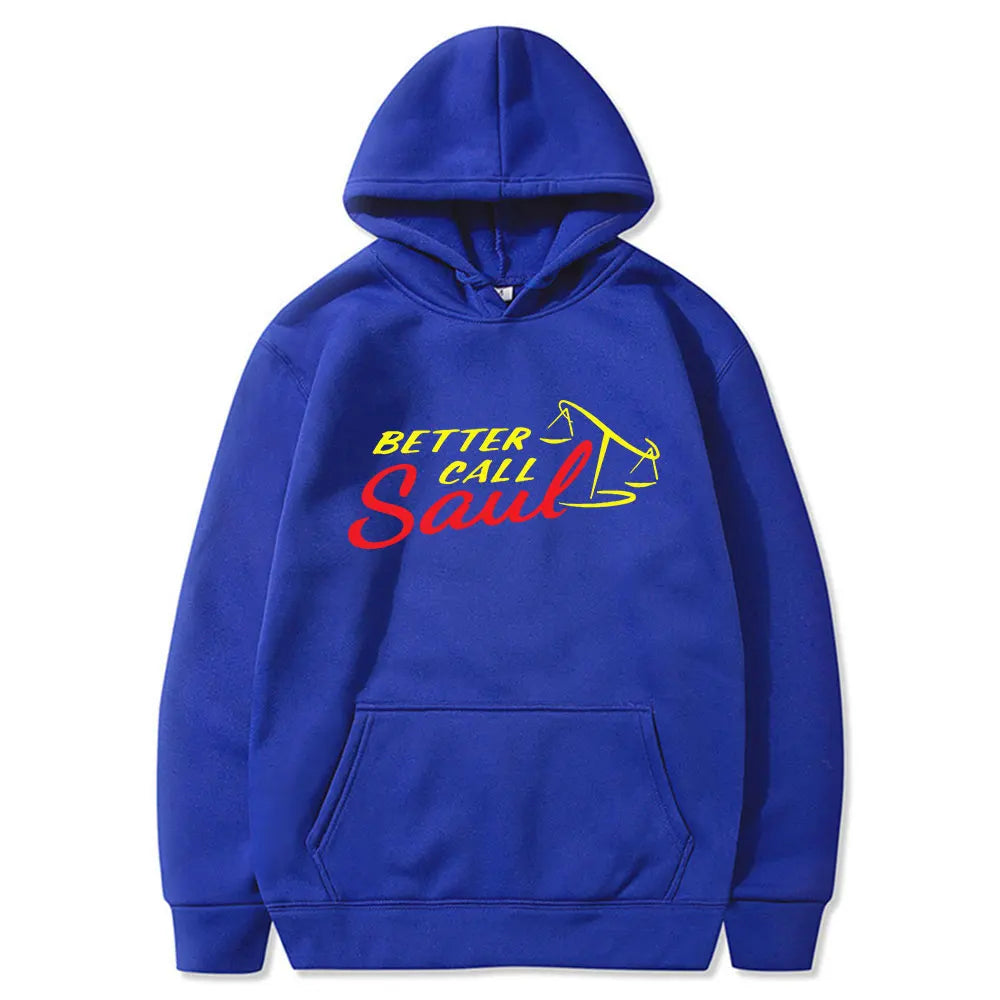 TV Series Breaking Bad Logo Hoodie Better Call Saul Logo Print Pullover Men Pure Cotton Oversized Sweatshirt Streetwear Coats